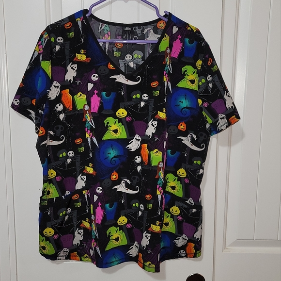 Scrubstar Tops Nightmare Before Christmas Scrubstar Top Poshmark